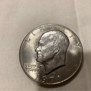 1971 D  Eisenhower Liberty Silver Dollar Apollo Eagle. CIRC.